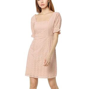 Pink Cotton Skater Dress